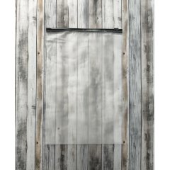 Пакет слайдер 20*30см, 70 мкм, EVA, прозрачный матовый, с черным бегунком