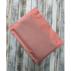 Пакет слайдер 15*20см, 70 мкм, EVA, коралловый матовый