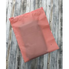 Пакет слайдер 20*25см, 70 мкм, EVA, коралловый матовый