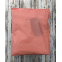 Пакет слайдер 25*30см, 70 мкм, EVA, коралловый матовый