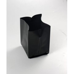 Пакет для рассады 16*40см, 180мкм с перфорацией, черный