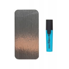 Подложка ламинированная 100*200мм (зол./сер.)