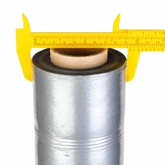 Стрейч пленка 500мм*20мкм (2,2кг) серебряная, 220м.