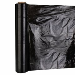 Стрейч пленка 500мм*20мкм (2,2кг НЕТТО) черная, 240м.