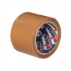 Скотч 72мм*43мкм, 66м, Unibob, коричневый
