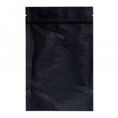 Пакет Дой-Пак 13,5*20(+3,5)см, Крафт/Металл/PE/БОПП (черный)