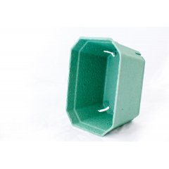 Лоток/контейнер L 190*140*105, для ягод/черри/грибов (1000гр.)., зеленый