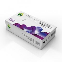 Перчатки нитриловые неопудренные, S, Интенсив, кобальт, 