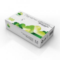 Перчатки виниловые неопудренные, S, бесцветные, 