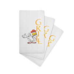 Крафт пакет с V-образным дном, с рисунком 200*100*340мм, 63 г/м2 