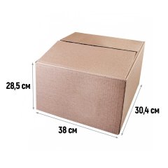 Гофрокороб 380*304*285мм, Т-23, бурый