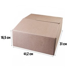 Гофрокороб 412*310*165мм, Т-23, бурый