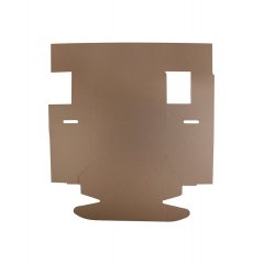 Самосборный короб Тип Д, 220*165*100 мм, Т23, бурый