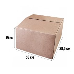 Гофрокороб 380*285*190мм, Т-23, бурый