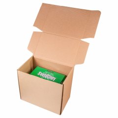 Самосборный короб, 425*265*380 мм, Т23, бурый