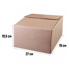 Гофрокороб 270*190*195мм, Т-23, бурый