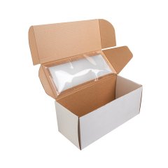 Коробка с окошком 300*130*130мм, белый