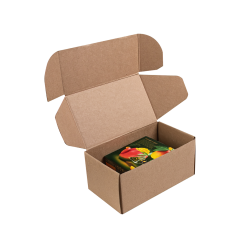 Самосборный короб, 170*100*80мм, ТЕ-23, бурый