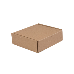 Самосборный короб, 125*120*40мм, ТЕ-23, бурый