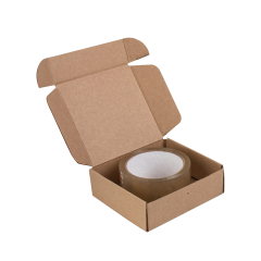 Самосборный короб, 125*120*40мм, ТЕ-23, бурый