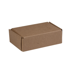 Самосборный короб, 125*75*40мм, ТЕ-23, бурый