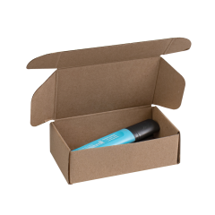 Самосборный короб, 125*75*40мм, ТЕ-23, бурый