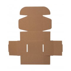 Самосборный короб, 100*100*60мм, ТЕ-23, бурый