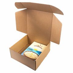 Самосборный короб, 220*220*100,  ТЕ-23, бурый