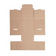 Самосборный короб, 70*70*60, (fefco 0470),  ТЕ-23, бурый