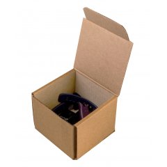 Самосборный короб, 70*70*60, (fefco 0470),  ТЕ-23, бурый