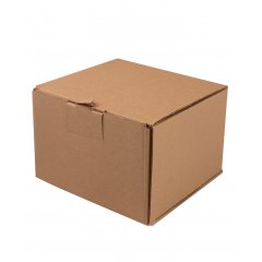 Самосборный короб, 125*113*85, (fefco 0470),  ТЕ-23, бурый