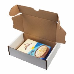 Самосборный короб S 260х170х80, Т-23, белый