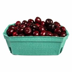 Лоток/контейнер М 190*110*70, для ягод/черри/грибов (500гр.)., зеленый