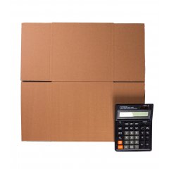 Гофрокороб 250*250*250мм, Т-23, бурый