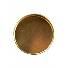 Картонный тубус с жестяной крышкой, 8*64см