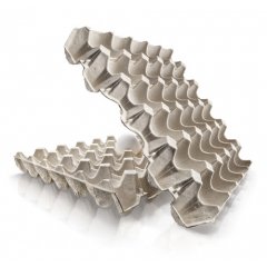 Упаковка для 30 яиц, 310*310*48мм., серый