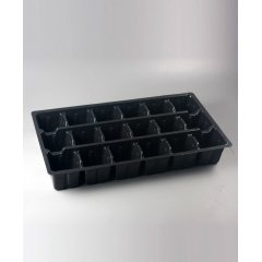 Кассета транспортировочная 18 ячеек 446*240*66мм (0,7мм), PS