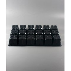 Кассета транспортировочная 18 ячеек 446*240*66мм (0,7мм), PS