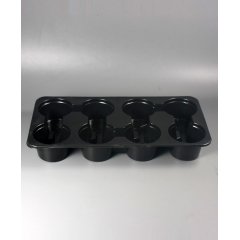 Поддон на 8 мест для круглых горшков 110мм, 465*235*66,3мм (0,8мм), PS