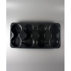 Поддон на 8 мест для круглых горшков 110мм, 465*235*66,3мм (0,8мм), PS