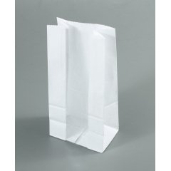 Крафт пакет с продольным окном 120(50)*80*250 мм (1 слой), белый