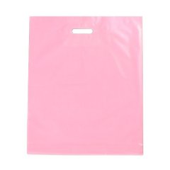 Пакет ВУР 50*60см(+4см), 60мкм, ПВД, розовый