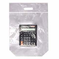 Пакет ВНУР 35см*50(6)см*35 мкм, с квадратным дном и скотчем, ПВД, прозрачный