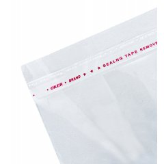 Пакет БОПП 15*15см, 25мкм, с клапаном и скотчем