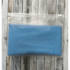 Пакет слайдер 20*15см, 70 мкм, EVA, матовый, с бегунком