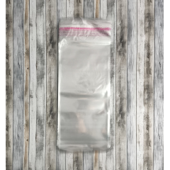 Полипропиленовые пакеты 16*35см(+5см), с клапаном и скотчем 100 шт. / уп.