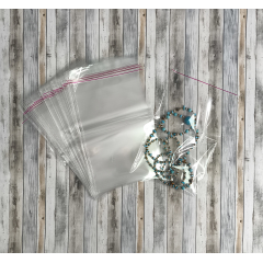 Пакет БОПП 16*22см, 25мкм, с отверст. для воздуха, с клапаном и скотчем