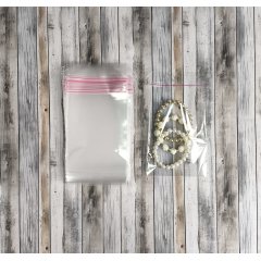 Пакет БОПП 10*12см, 25мкм, с клапаном и скотчем