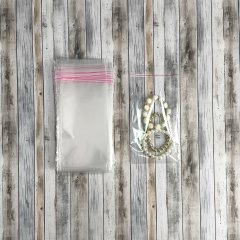 Пакет БОПП 10*15см, 25мкм, с клапаном и скотчем