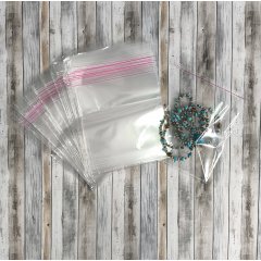 Пакет БОПП 15*15см, 25мкм, с клапаном и скотчем